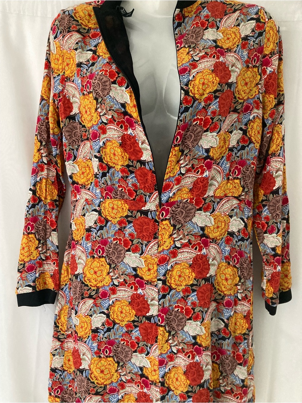 TRF Collection Floral 2 Piece Dress & Open Cardigan Set M Boho